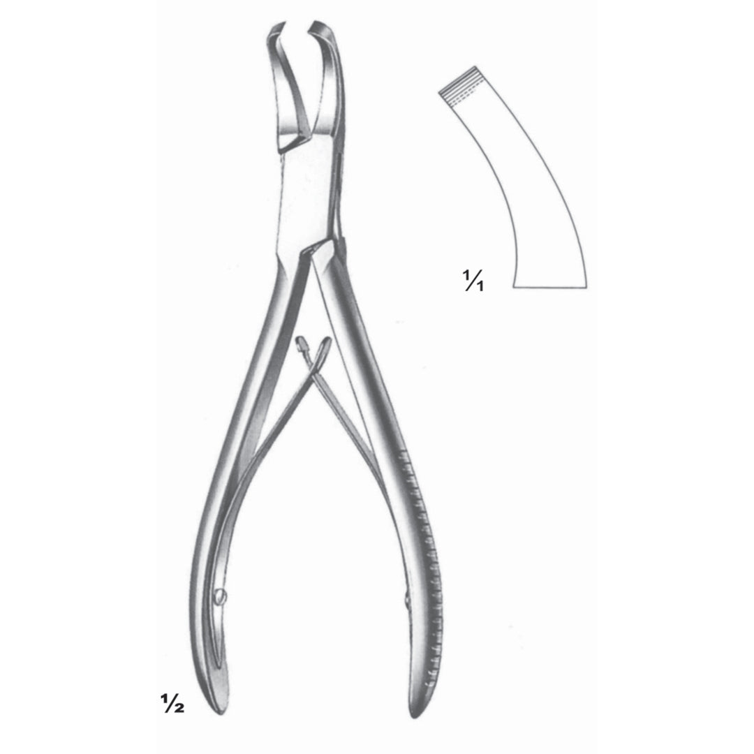 Cleveland Chisels, Periosteal Elevators Curved 16cm (J-166-16) by Dr. Frigz