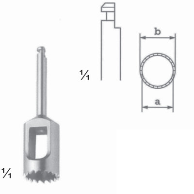 Bone Instruments A (7,5 Mm), B (8,5 Mm) (L-014-08)