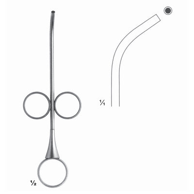 Bone Instruments Curved Fig 01 2,5/3,5 mm (L-020-01)