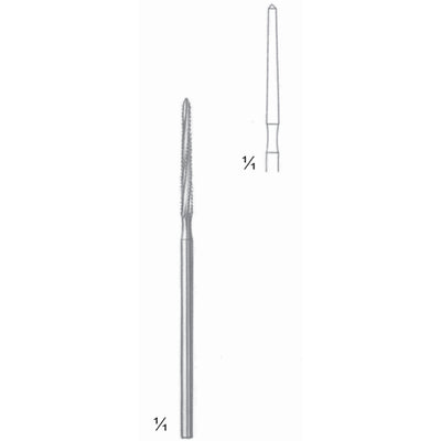 Lindeman Bone Instruments Straight 6,5cm 22 mm For Vertical Cuts In The Buccal Aspect Of The Mandible (L-025-06)