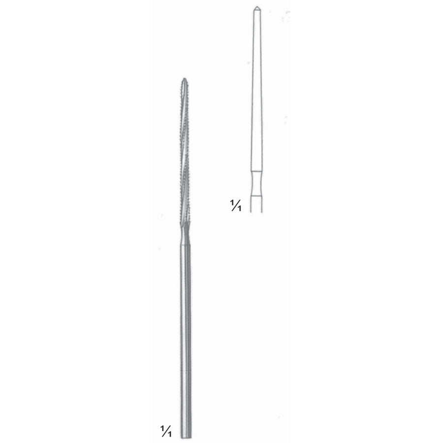 Lindeman Bone Instruments Straight 8cm 35 mm For Vertical Cuts In The Buccal Aspect Of The Mandible (L-026-08) by Dr. Frigz