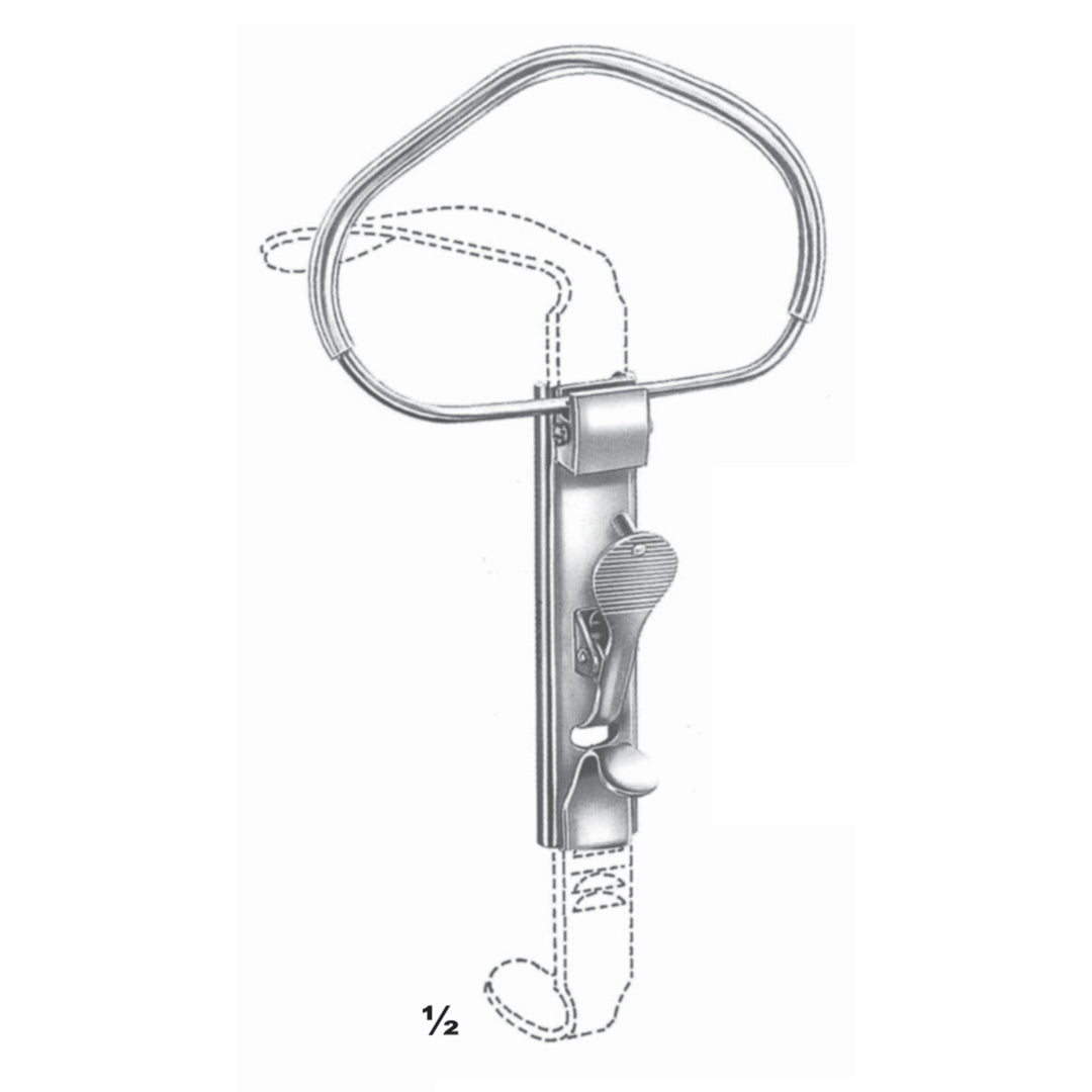 Mclvor Bone Instruments Complete, Consisting Of Frame & 3 Tongue Depressors (L-055-00) by Raymed