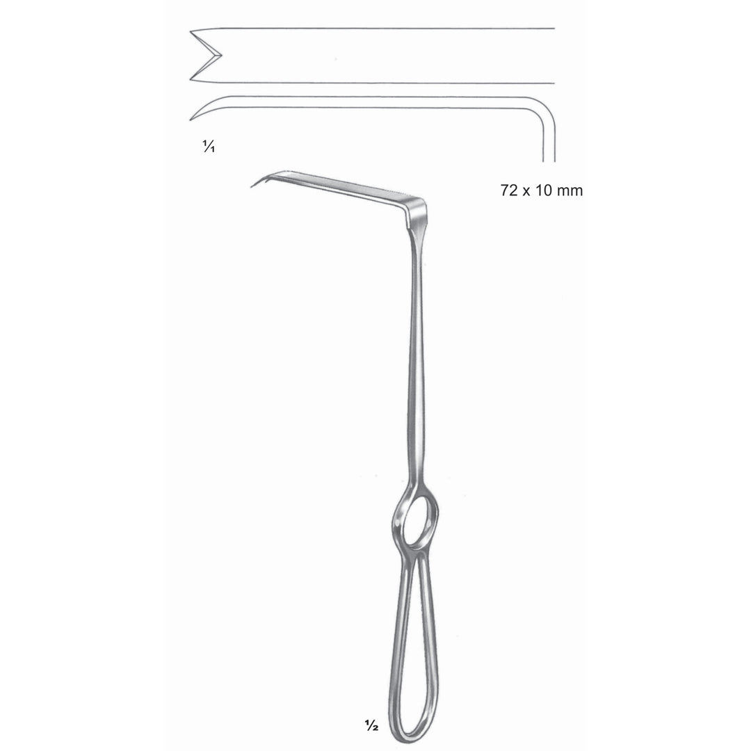 Obwegeser Bone Instruments 22cm 72 X 10 mm (L-098-22) by Dr. Frigz