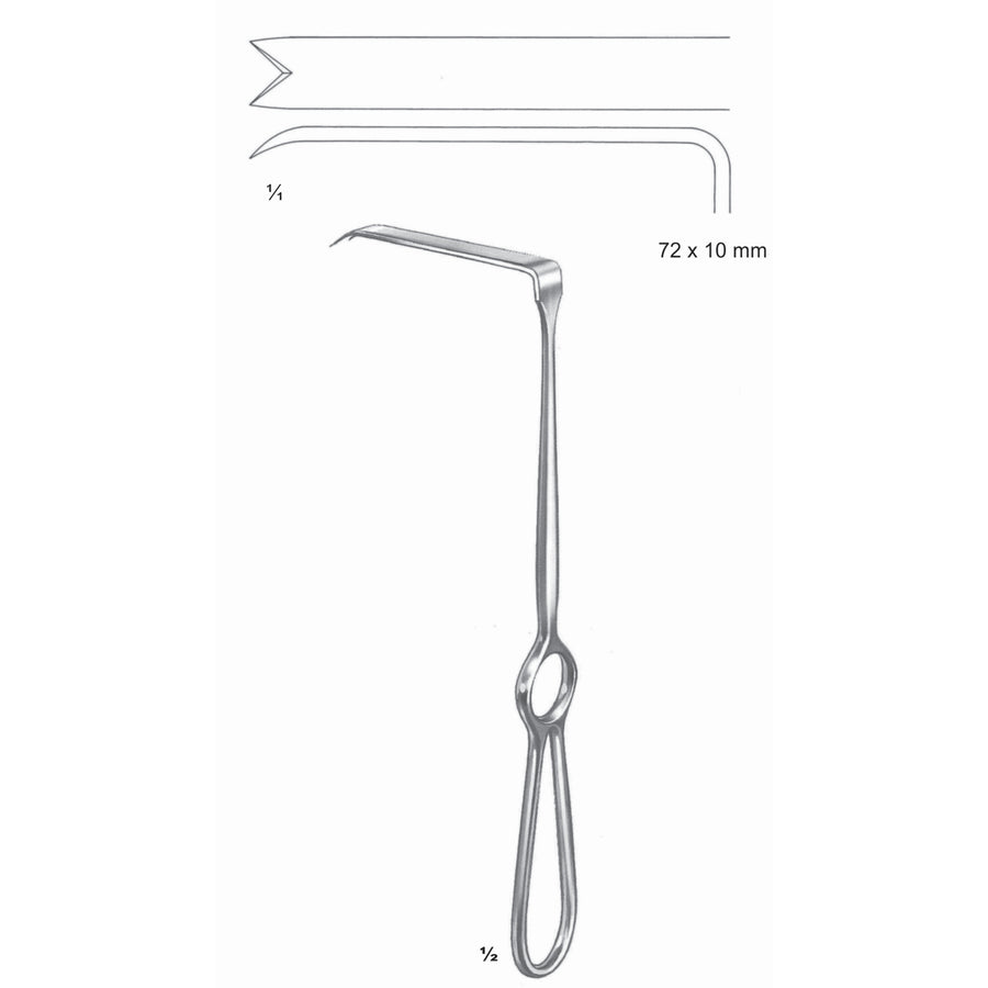 Obwegeser Bone Instruments 22cm 72 X 10 mm (L-098-22) by Dr. Frigz