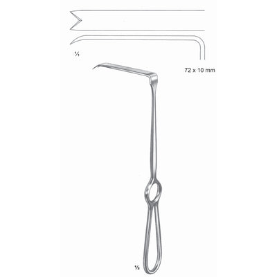 Obwegeser Bone Instruments 22cm 72 X 10 mm (L-098-22)