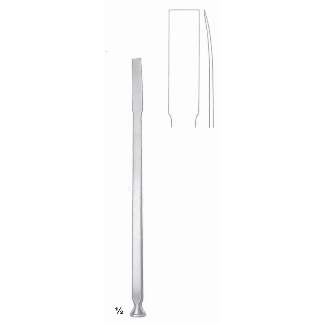 Steinhauser Bone Instruments Curved 17cm Flexible 10 mm (L-119-10) by Dr. Frigz