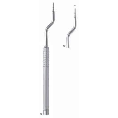 Korner/Westermann Bone Instruments 17.5Cm 7-10-11-13-15 Mm Fig 0 1,6 Mm / 3,5 Mm Concav Working End For Sinus Floor Elevation, Graduated (L-127-00)