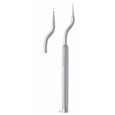 Korner/Westermann Bone Instruments 17.5Cm 7-10-11-13-15 Mm Fig 1X 2,0 Mm / 5,0 Mm Convex Working End For Sinus Floor Elevation, Graduated (L-132-01)