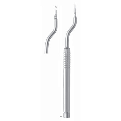 Korner/Westermann Bone Instruments 17.5Cm 7-10-11-13-15 Mm Fig 2X 2,5 Mm / 5,0 Mm Convex Working End For Sinus Floor Elevation, Graduated (L-133-02)