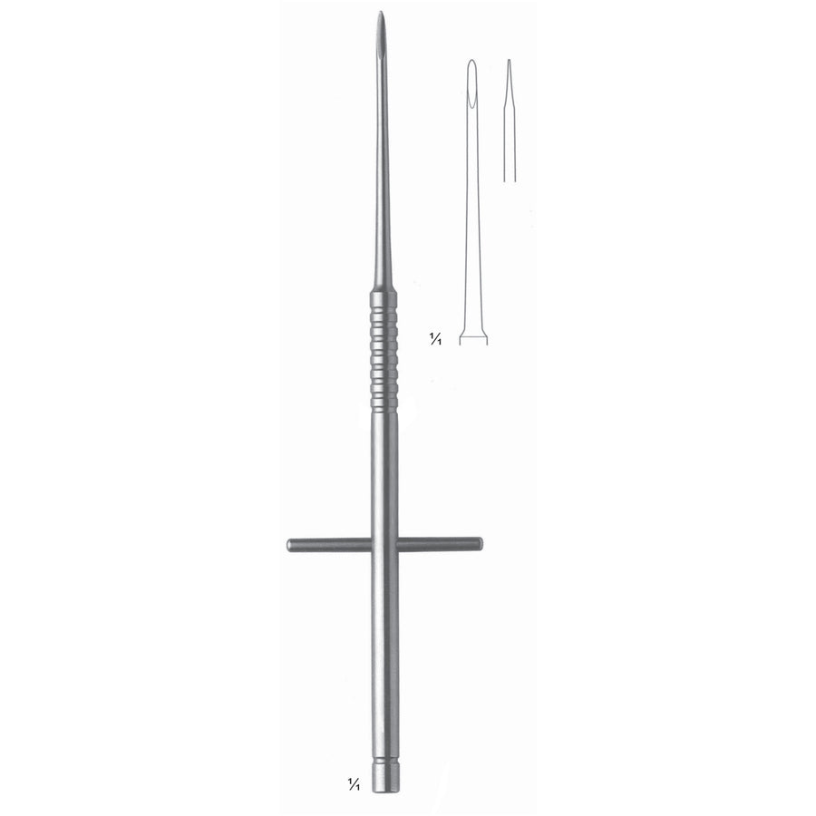 Bone Instruments Straight Fig 1 1,6/2,2 mm (L-135-01) by Dr. Frigz