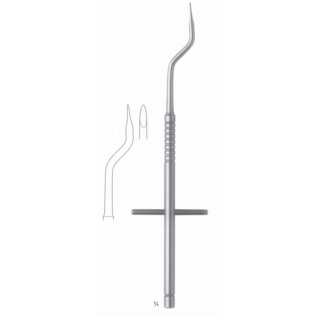 Bone Instruments Bayonet Fig 4B 3,4/4,0 mm (L-142-44) by Dr. Frigz