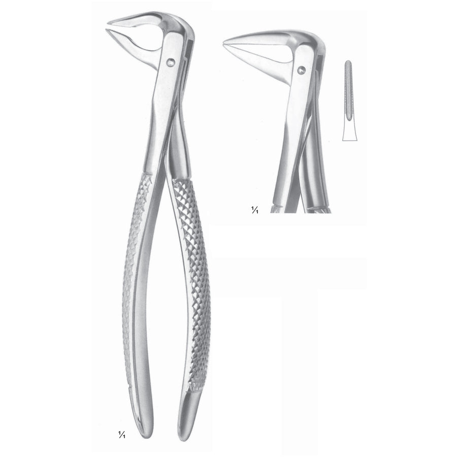 Extracting Forceps Roots, With Parallel Beak Fig 233 (M-039-233) by Dr. Frigz
