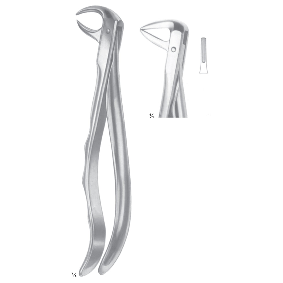 Extracting Forceps Incisors And Roots Fig 74 N (M-071-74N) by Dr. Frigz