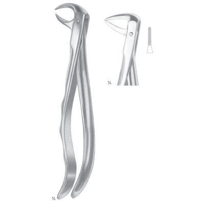 Extracting Forceps Incisors And Roots, Slender Jaw Fig 74 Xn (M-072-74XN)