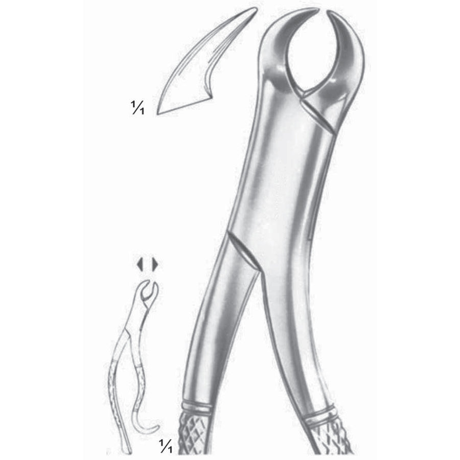 Extracting Forceps Lower Molars Fig 16 (M-118-16) by Dr. Frigz