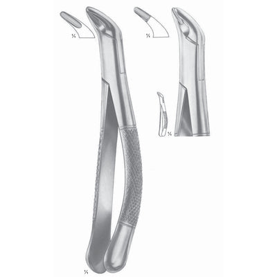 Cryer Extracting Forceps Lower Incisors, Premolars, Roots Fig 151 A (M-126-151A)