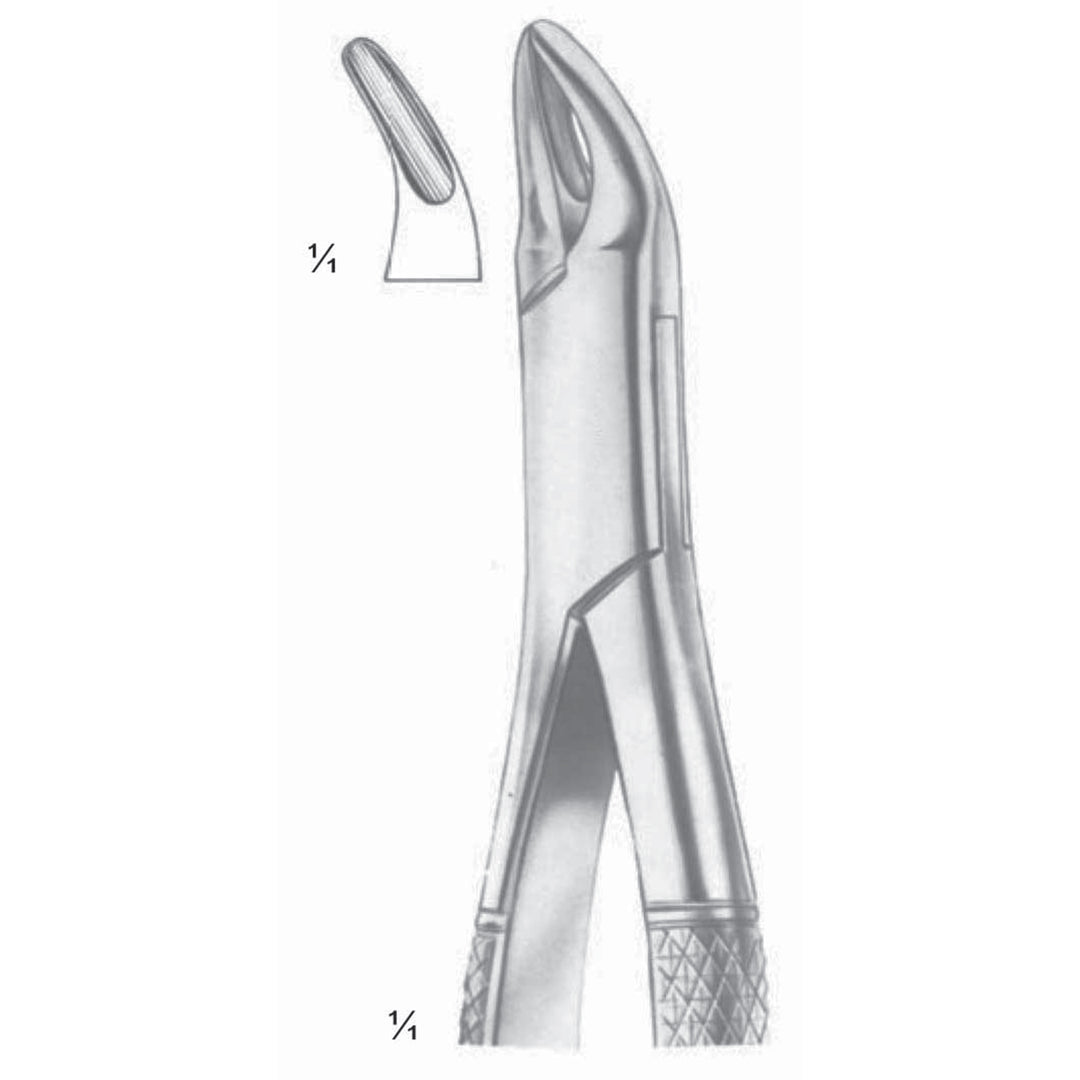 Hull Extracting Forceps Deciduous Teeth Fig 101 (M-128-101) by Dr. Frigz