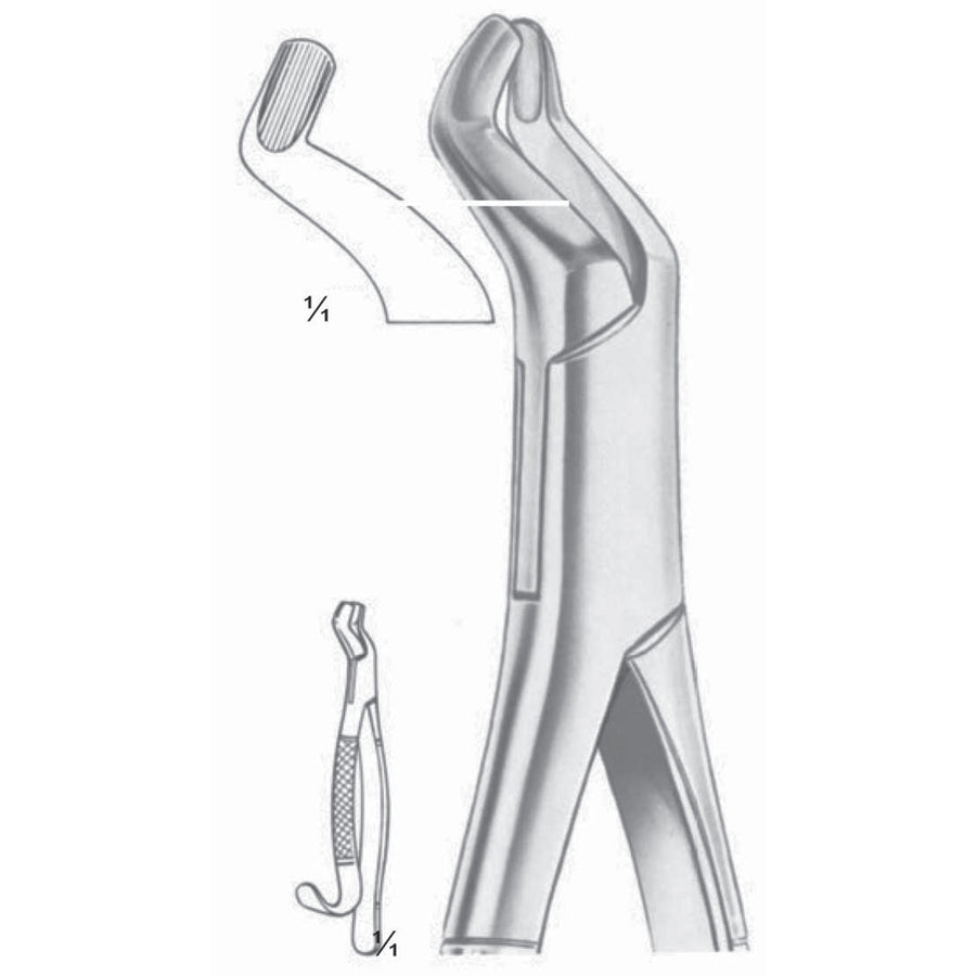 Extracting Forceps Upper Third Molars Fig 210 H (M-130-210H) by Dr. Frigz