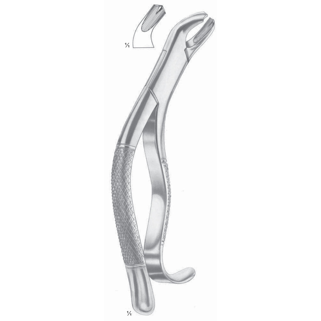 Swing Extracting Forceps Lower Molars Fig 287 (M-133-287) by Dr. Frigz