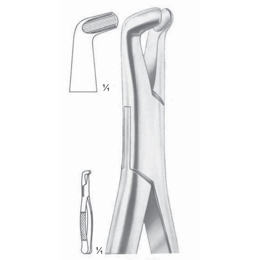 Extracting Forceps Lower Third Molars Fig 222 (M-135-222) by Dr. Frigz