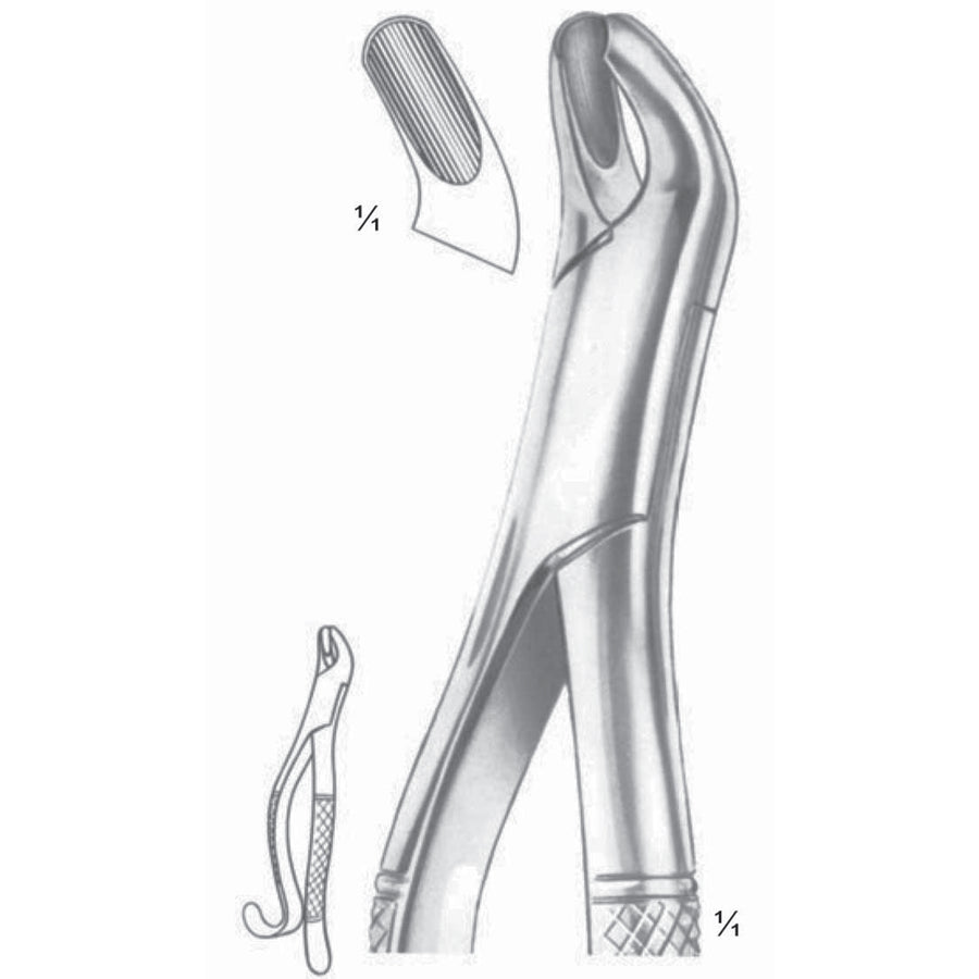 Harris Extracting Forceps Upper Molars, Left Fig 18 L (M-137-18L) by Dr. Frigz