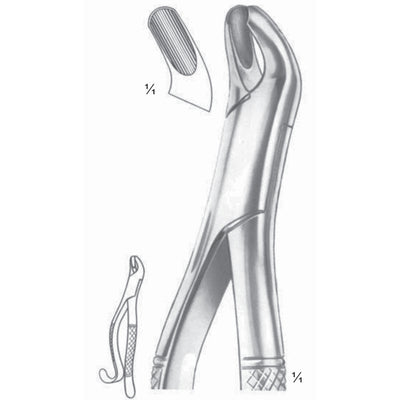 Harris Extracting Forceps Upper Molars, Left Fig 18 L (M-137-18L)