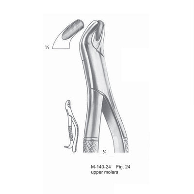 Extracting Forceps Upper Molars Fig 24 (M-140-24)