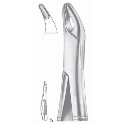 Cryer Extracting Forceps Upper Incisors, Premolars, Roots Fig 150 A (M-151-150A)