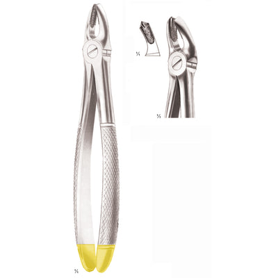 Extracting Forceps Upper Molars, Right, Diamond-Coated Jaws Fig 17 (M-163-17) by Dr. Frigz