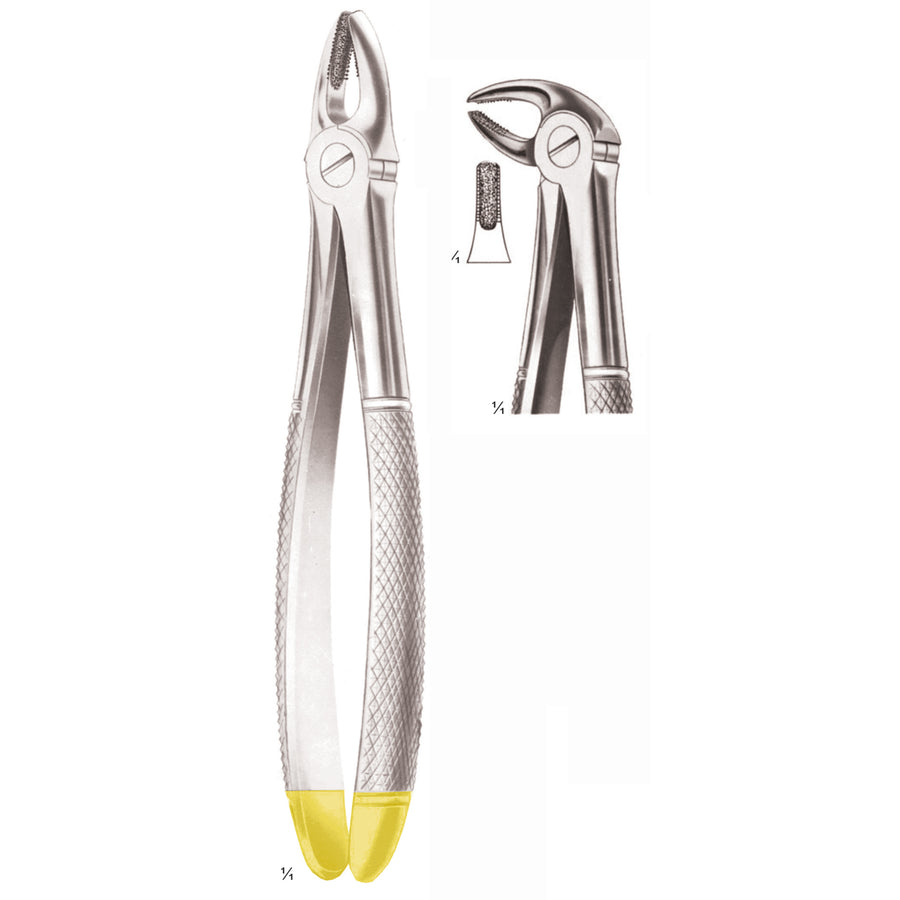 Extracting Forceps Lower Premolars, Diamond-Coated Jaws Fig 13 (M-164-13) by Dr. Frigz