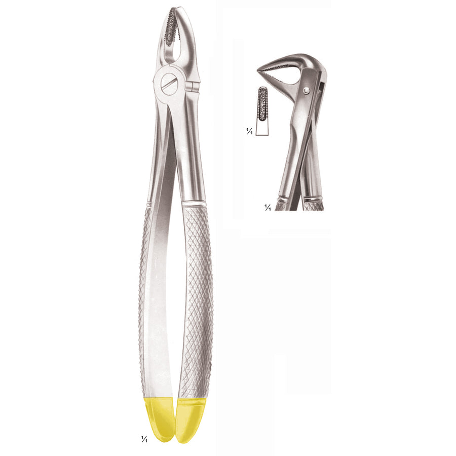 Extracting Forceps Lower Roots, Diamond-Coated Jaws Fig 74 (M-167-74) by Dr. Frigz