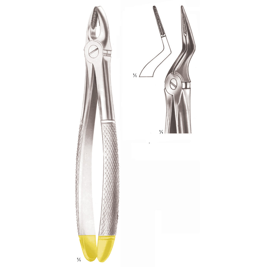 Extracting Forceps Fig 97 Very Fine Upper Roots, Gripping In Depth, Diamond-Coated Jaws (M-169-97) by Dr. Frigz