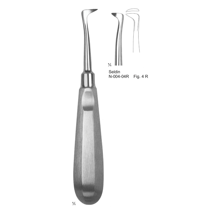 Seldin Root Elevators Fig 4 R (N-004-04R) by Dr. Frigz