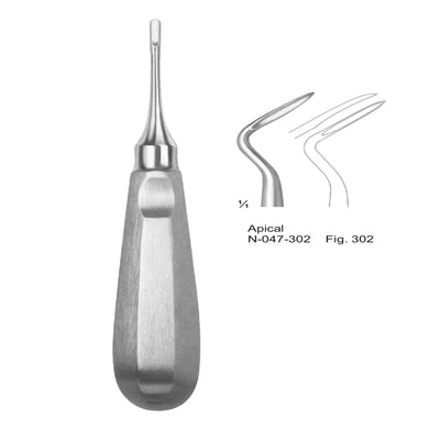 Apical Root Elevators Fig 302 (N-047-302) by Dr. Frigz