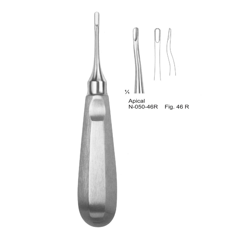 Apical Root Elevators Fig 46 R (N-050-46R) by Dr. Frigz