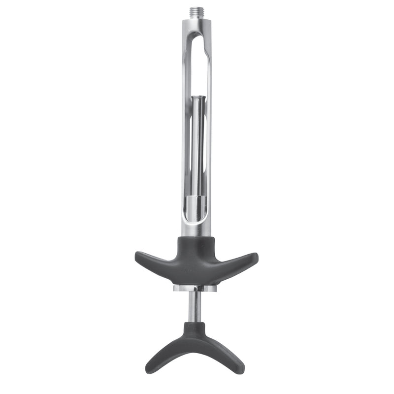 Cylinder Cartidge Syringe Syringes 1.8 Cc, Without Aspiration With Us Thread Plastic Base & Handle Sand Blast Finish Steel Rod (O-018-18) by Raymed