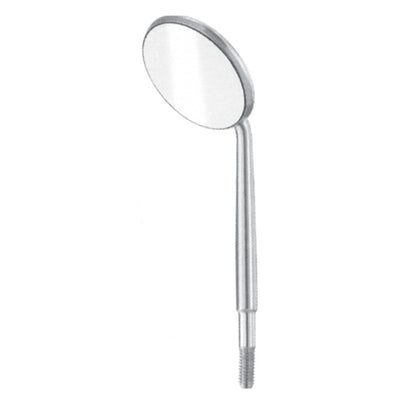 Cone Socket Mouth Mirrors Rhodium, Plane, 4=22 mm (P-026-22)