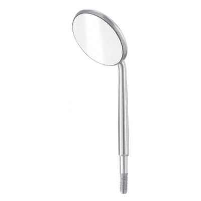 Cone Socket Mouth Mirrors Rhodium, Plane, 5=24 mm (P-027-24)