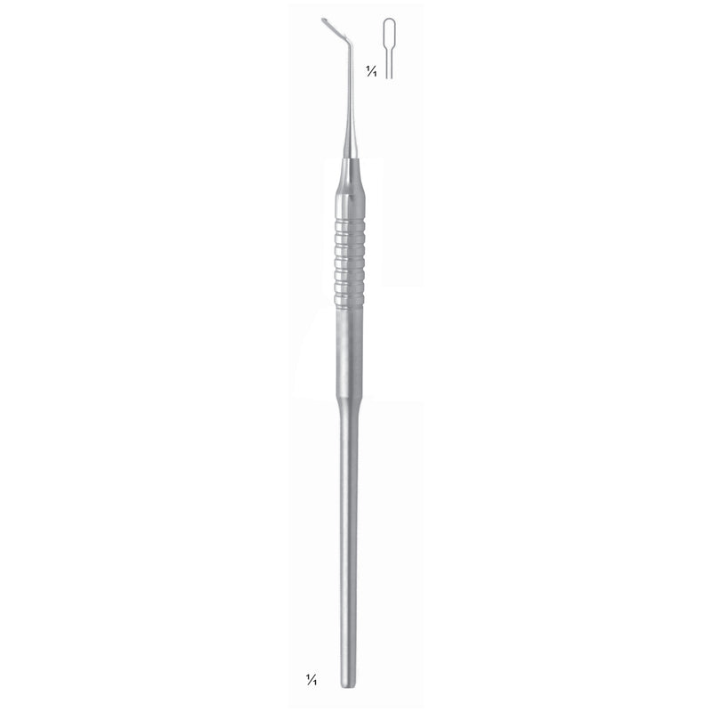 Mouth Mirrors Micro Metal Mirror With Fixed Handle For Apicoectomy 45 Degrees Fig 1 2.5 mm (P-028-01) by Dr. Frigz