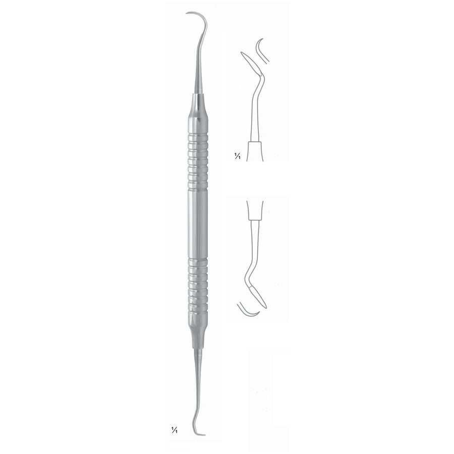 Scalers 17.5cm Hollow Handle, Incisors, Premolars, Molars, Universal Fig Ci 2/3 8 mm (Q-023-04) by Dr. Frigz