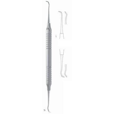 Zurich Scalers 17.5cm Hollow Handle, For Cleaning Cavities Following Apicoectomy 8 mm (Q-030-01) by Dr. Frigz