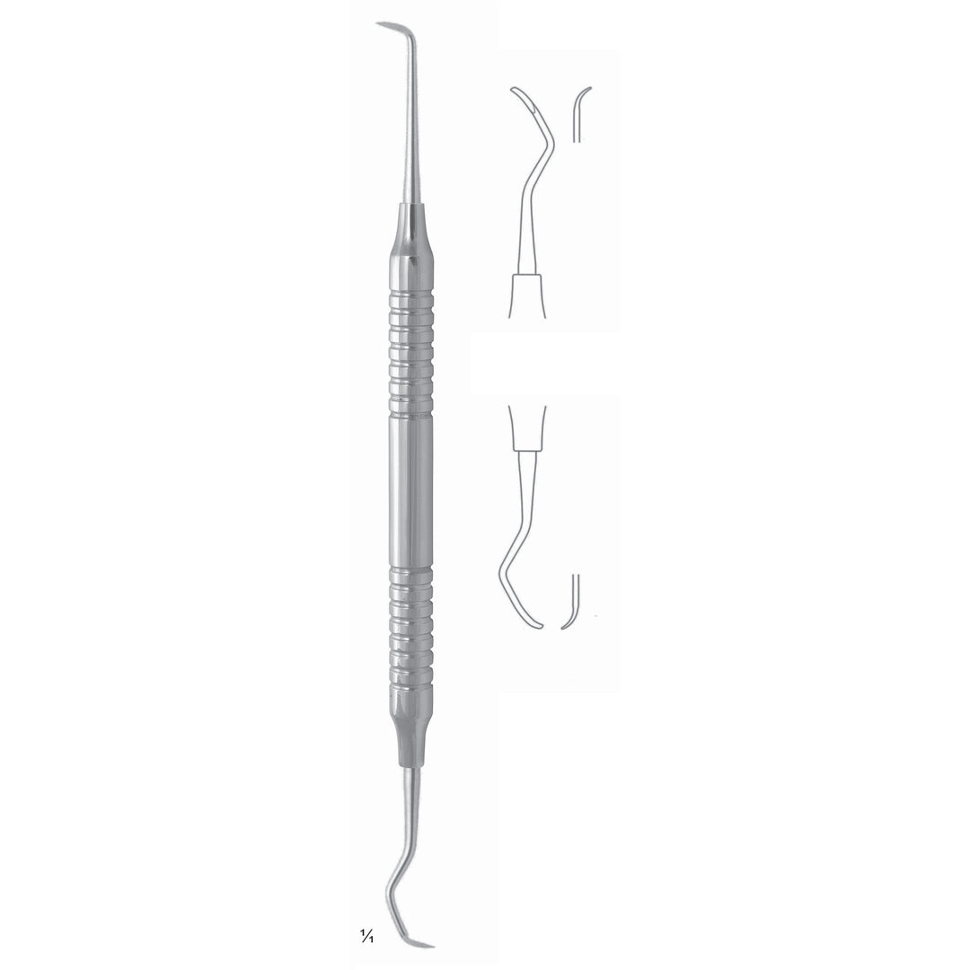 Goldman-Fox Scalers 17.5cm Hollow Handle Fig 3 8 mm (Q-038-03) by Dr. Frigz