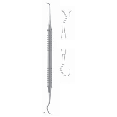 Goldman-Fox Scalers 17.5cm Hollow Handle Fig 3 8 mm (Q-038-03)