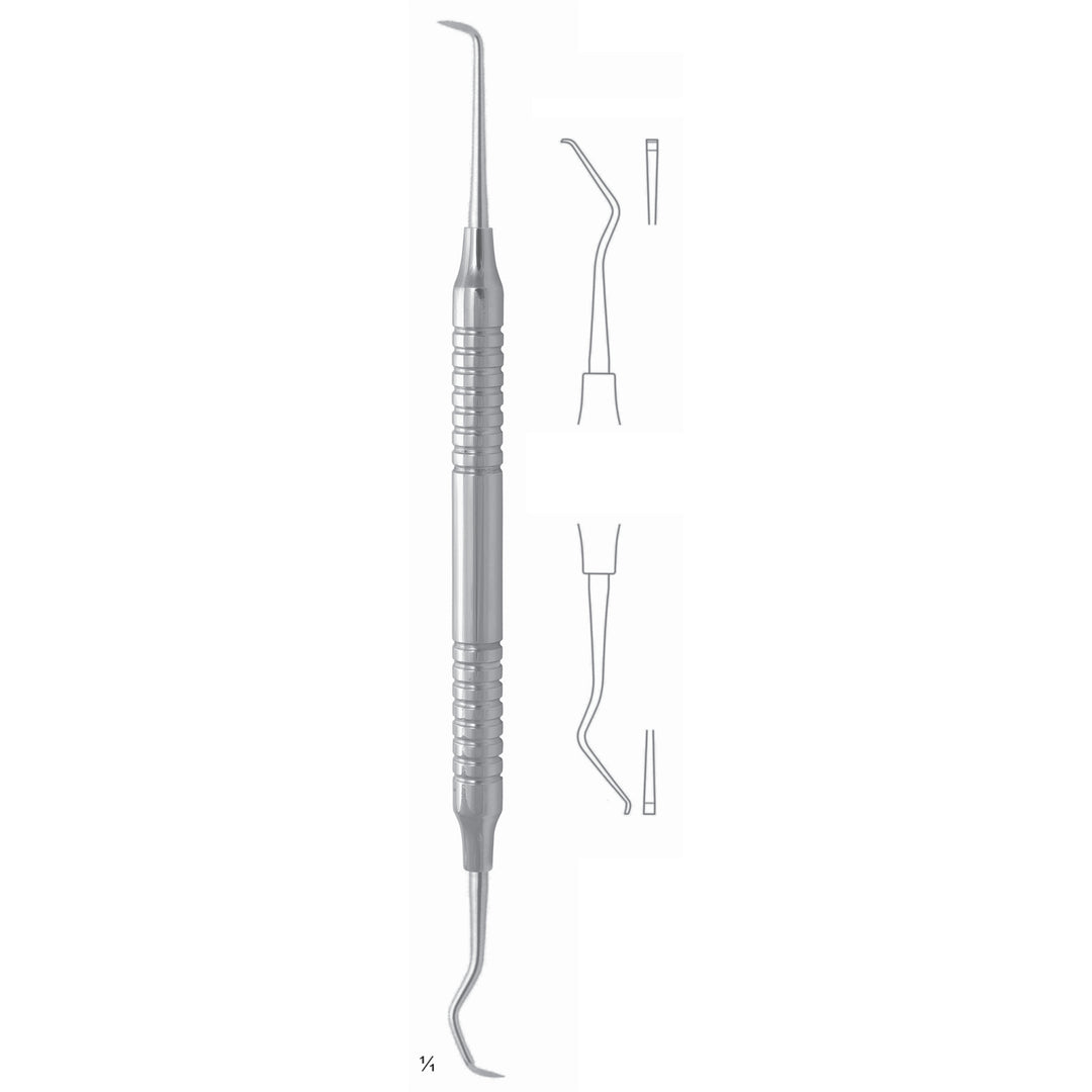 Goldman-Fox Scalers 17.5cm Hollow Handle Fig 6 8 mm (Q-041-06) by Dr. Frigz