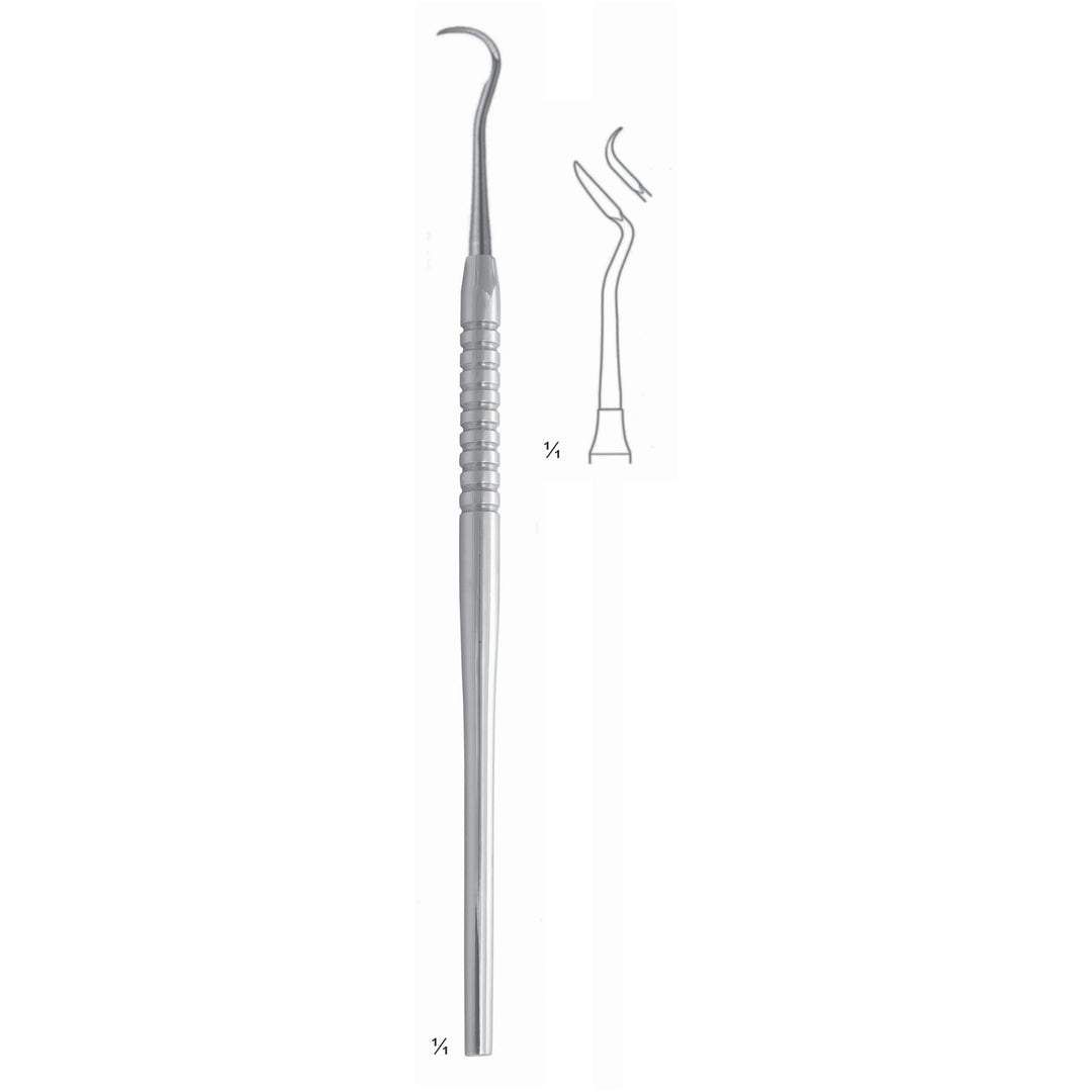 Crane-Kaplan Scalers 17.5cm Solid Handle Fig 2 6 mm (Q-044-02) by Dr. Frigz