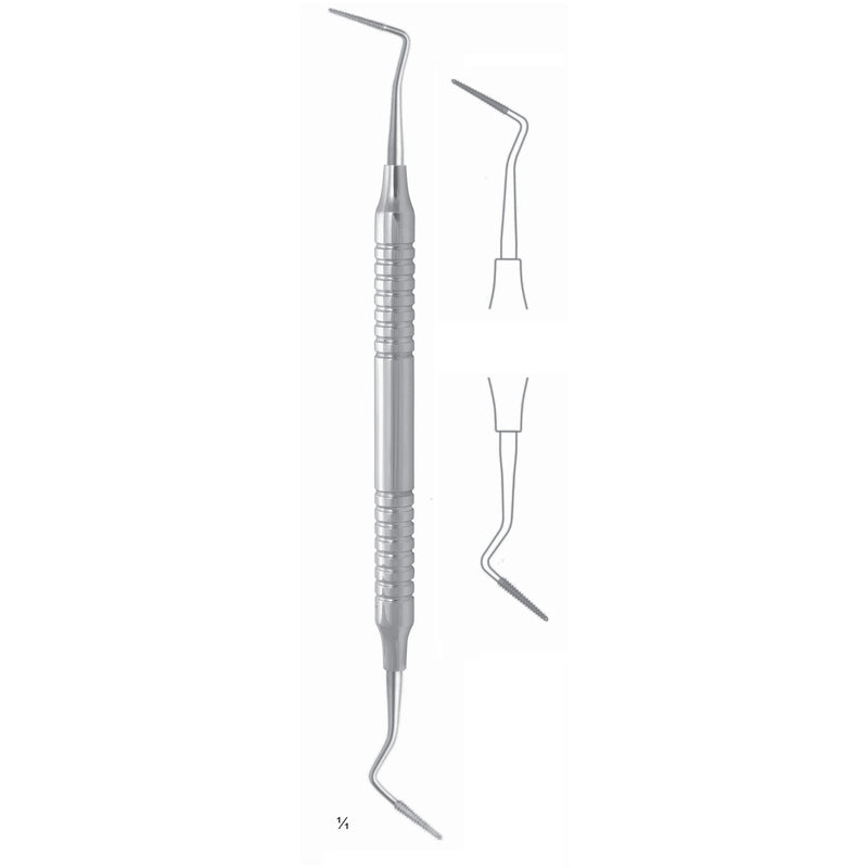 Scalers 17.5cm Hollow Handle 8 mm Modified, For Removal Of Granulomatous Tissue From Supra- And Infrabone Pockets (Q-050-02) by Dr. Frigz