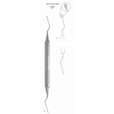 Roncati Scalers File, Straight, Diamond Coated (Q-053-01) by Dr. Frigz