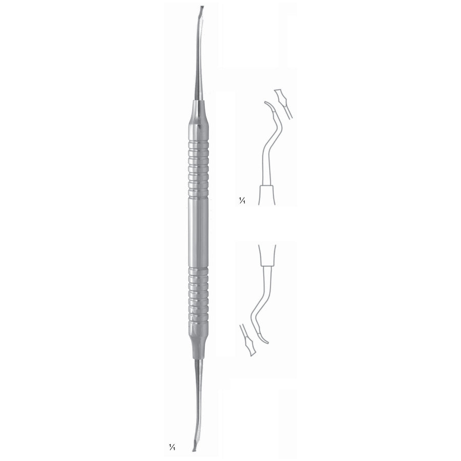 Ochsenbein Scalers 17.5cm Hollow Handle Fig 4 8 mm For Flap Operation. Also For Minor Bone Corrections (Q-057-04) by Dr. Frigz