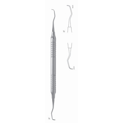 Gracey Standard Scalers 17.5cm Hollow Handle, Incisors, Premolars, Universal Fig 5/6 8 mm (Q-086-05)