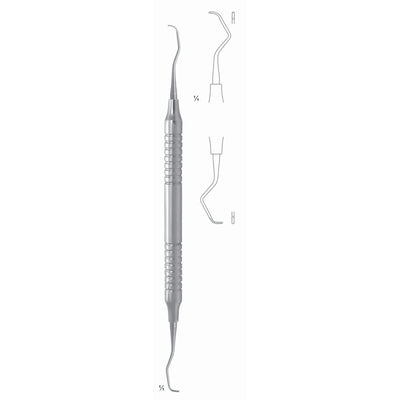 Gracey Standard Scalers 17.5cm Hollow Handle, Premolars, Molars, Lingual/Buccal Fig 9/10 8 mm (Q-088-09)